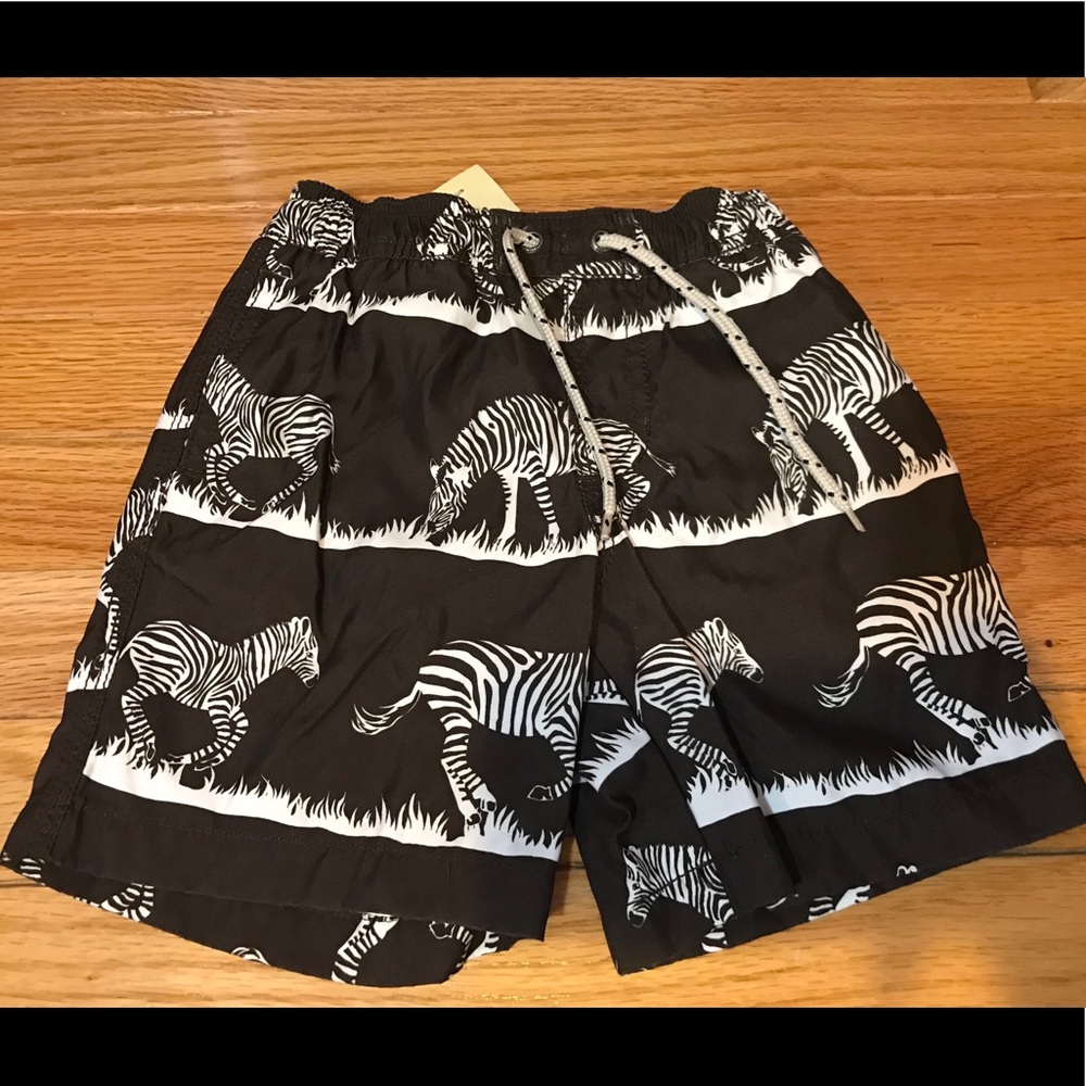 Baby GAP Safari Zebra Swim Trunks